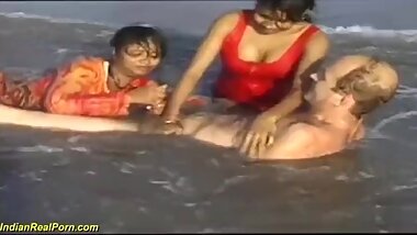 Threesome Indian Beach Fun