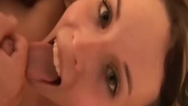 Pussy Fucked Young Amateur Takes Cum in Mouth