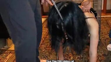 Asian Hooker Leaves Cage to Suck Black Cock