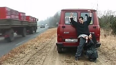 Real Fuck on Big Public Street