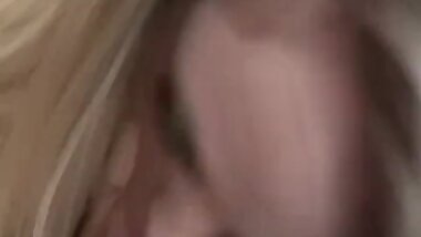 Vintage Beauty Facialized by Older Dude