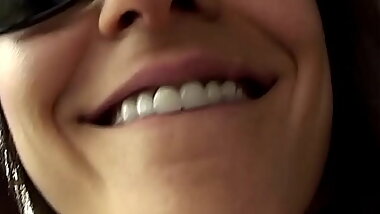 This is how Anna masturbates like a big slut in the car - Stories of Italian housewives!