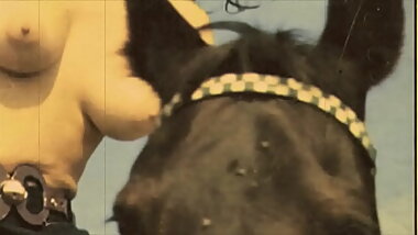 Vintage Babes With Pets