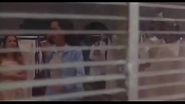 Young boy caught peeping into girls room