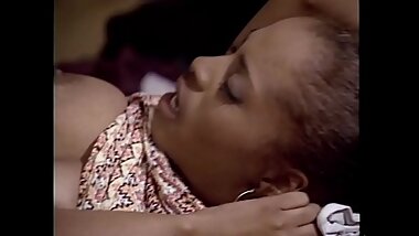 Ebony lesbians with nice breasts having sex