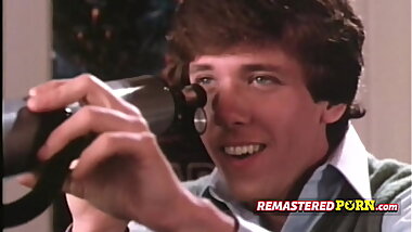 Vintage couple engages in massive orgy at a classic sex party