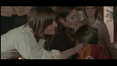 Alexandra Stewart Nude Tits &amp_ Breastfeeding in Black Moon