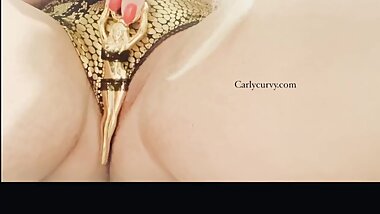 Burlesque Vintage Toy Rubbing on my Pussy!