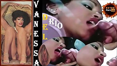 VINTAGE Pornstar VANESSA DEL RIO Ebony BLOWJOB Finish CUMpilation Black Girl Lick Penis Cums BJ Comp