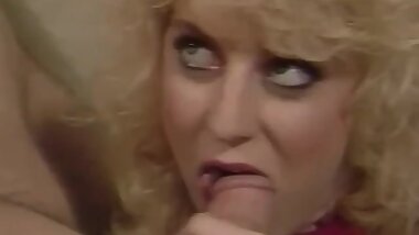 Vintage Blonde MILF goes Cock Wild for Couple doing it