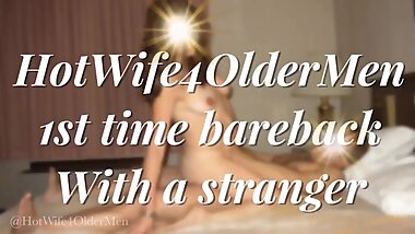 Young HotWife 1st Time Bareback with Older Man Bull - Cuckold Films (2005)